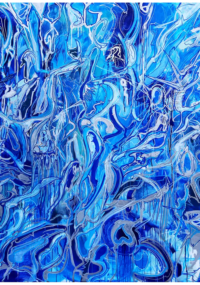 Abstract blue